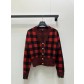 Louis Vuitton LV 루이비통 캐시미어 체크 가디건 의류