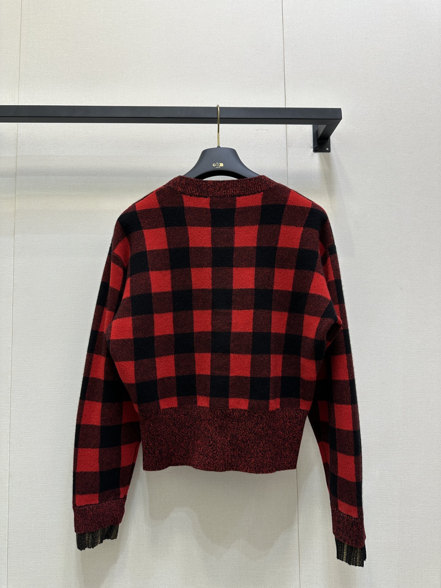 Louis Vuitton LV 루이비통 캐시미어 체크 가디건 의류