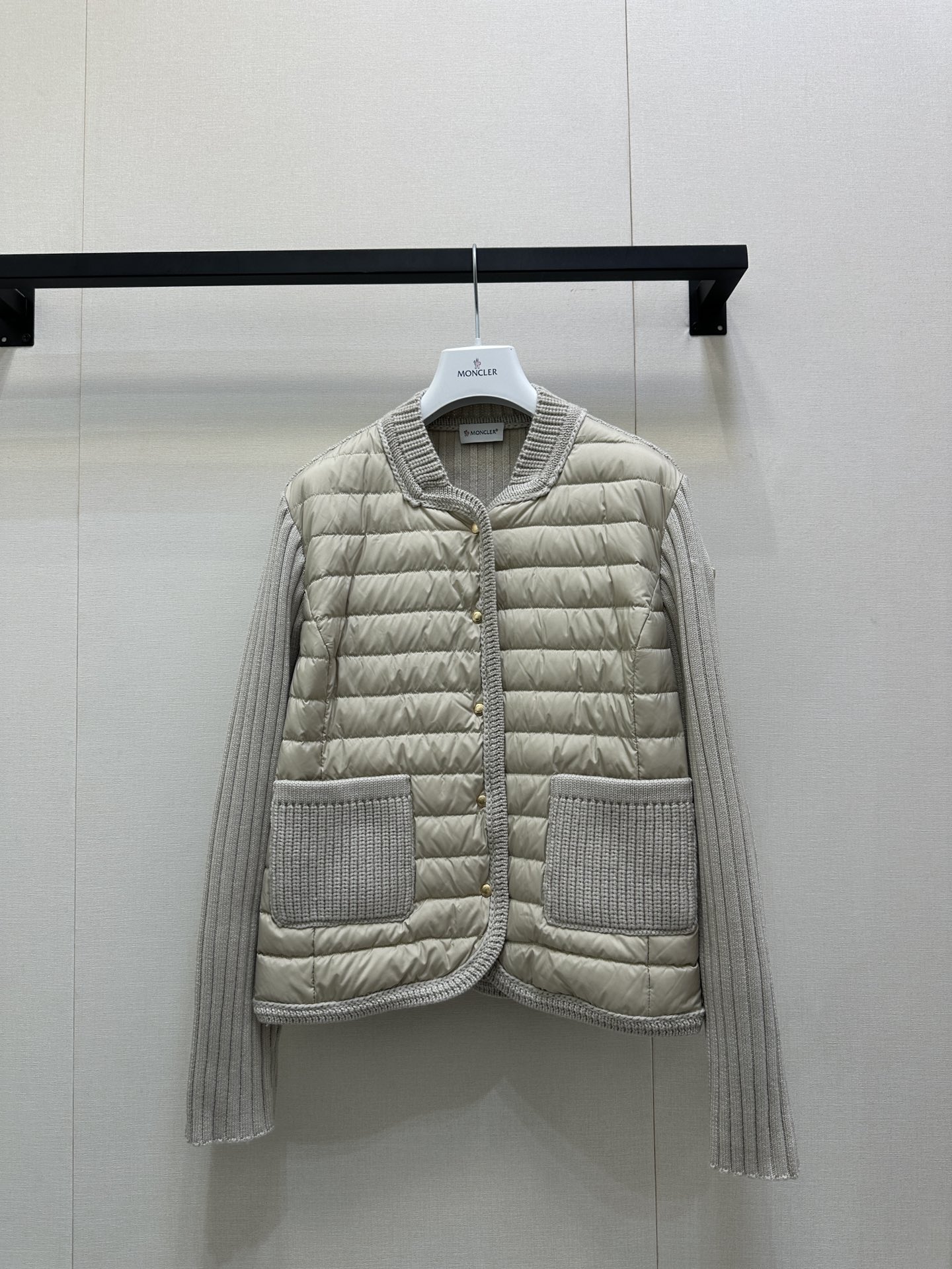 Moncler 몽클레어 몽클레르 다운 니트 콤비 재킷 자켓 의류