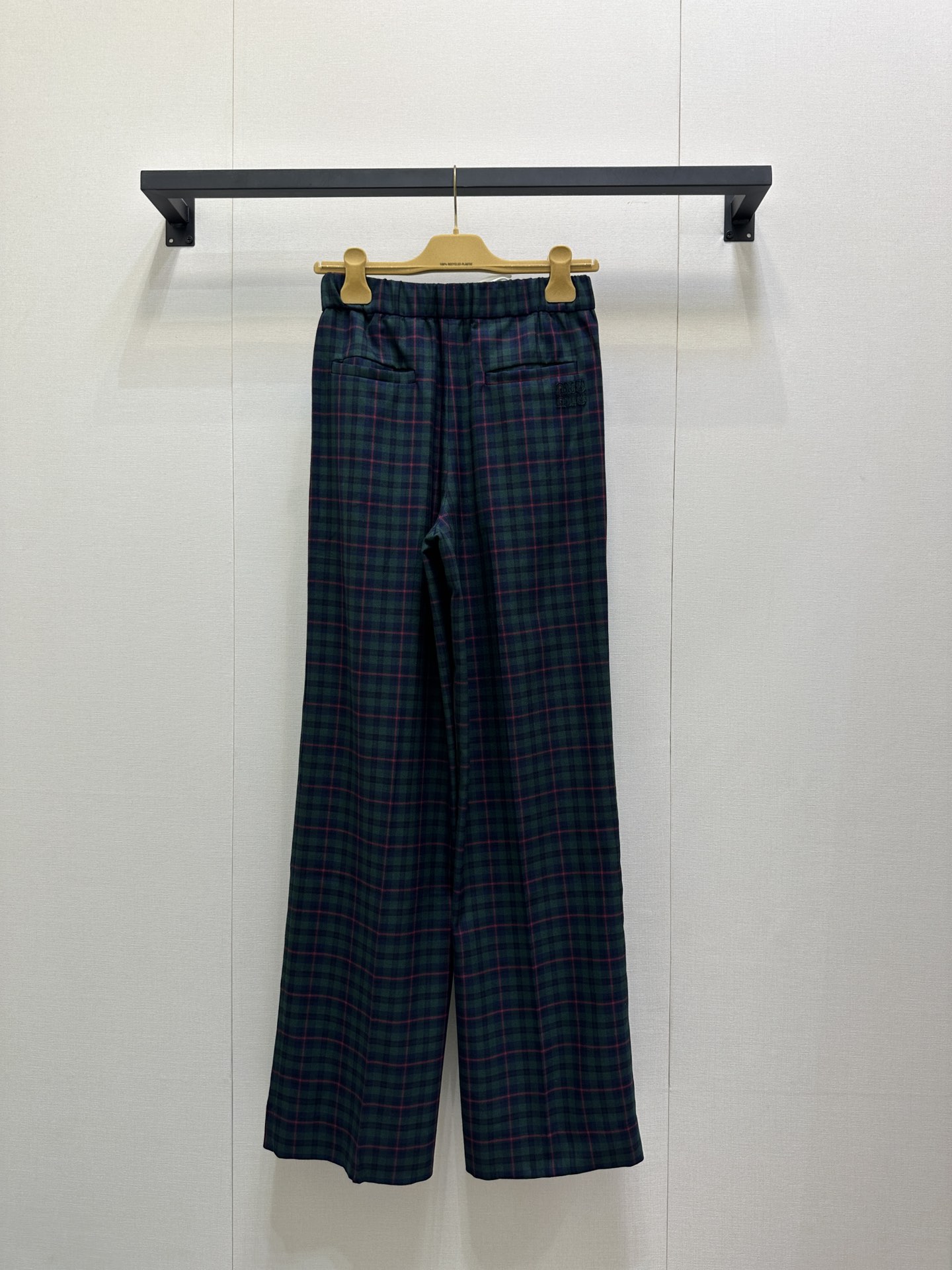 MiuMiu 미우미우 빈티지 체크 울 팬츠 바지 의류