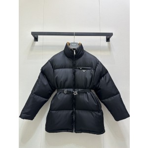 Prada 프라다 하이넥 롱 패딩 점퍼 의류