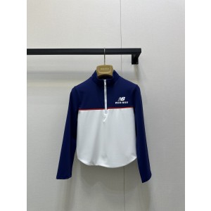 miumiu 미우미우 반 하프 집업 긴팔 상의 의류