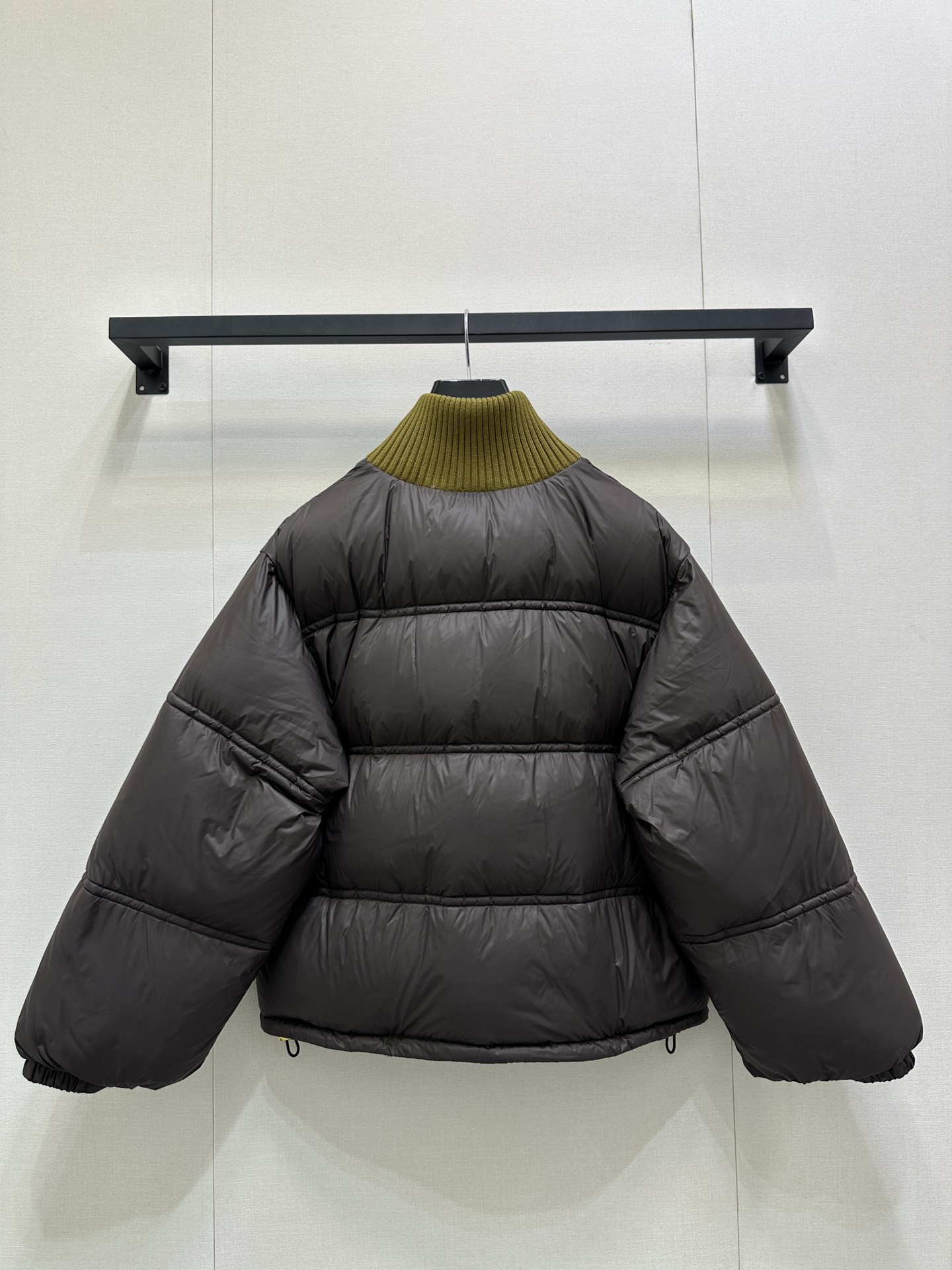 Celine 셀린느 배색 니트 카라 다운 패딩 점퍼 의류