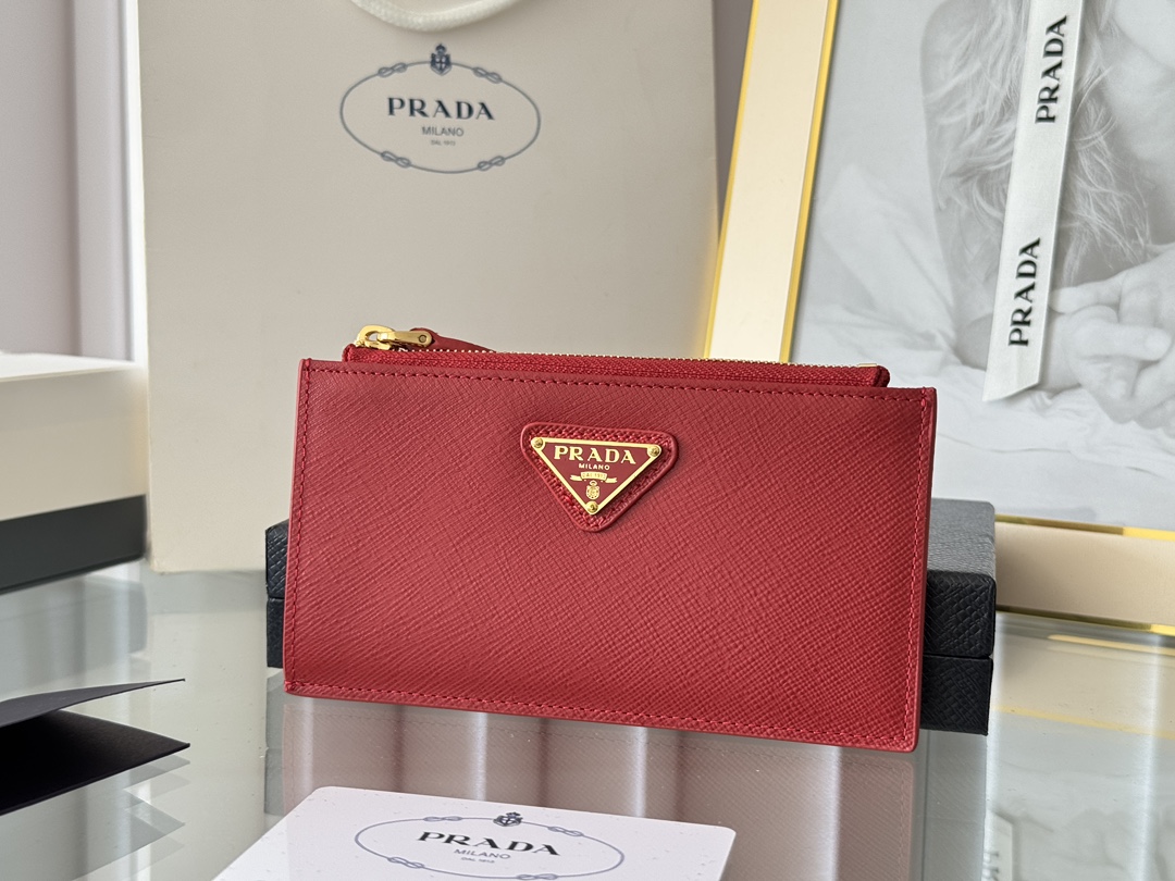 Prada 프라다 1MC079 사피아노 가죽 카드지갑 & 동전지갑 지갑