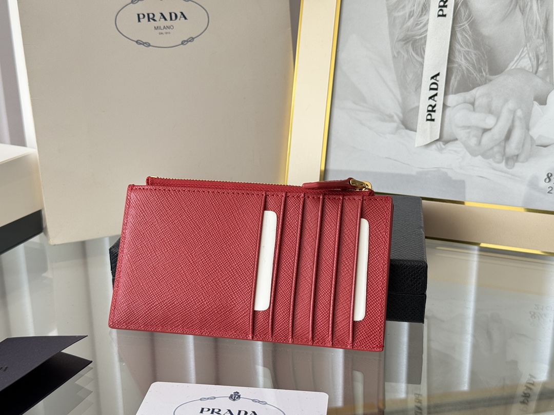 Prada 프라다 1MC079 사피아노 가죽 카드지갑 & 동전지갑 지갑