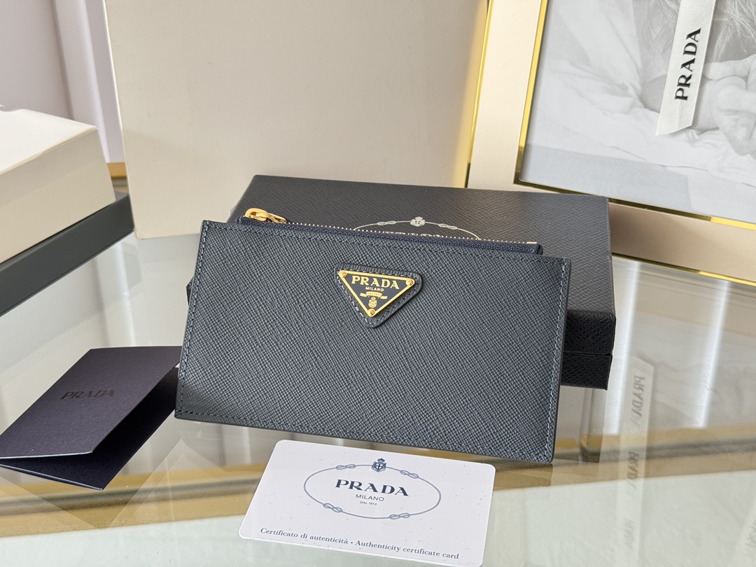 Prada 프라다 1MC079 사피아노 가죽 카드지갑 & 동전지갑 지갑