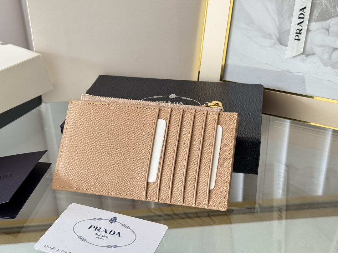 Prada 프라다 1MC079 사피아노 가죽 카드지갑 & 동전지갑 지갑