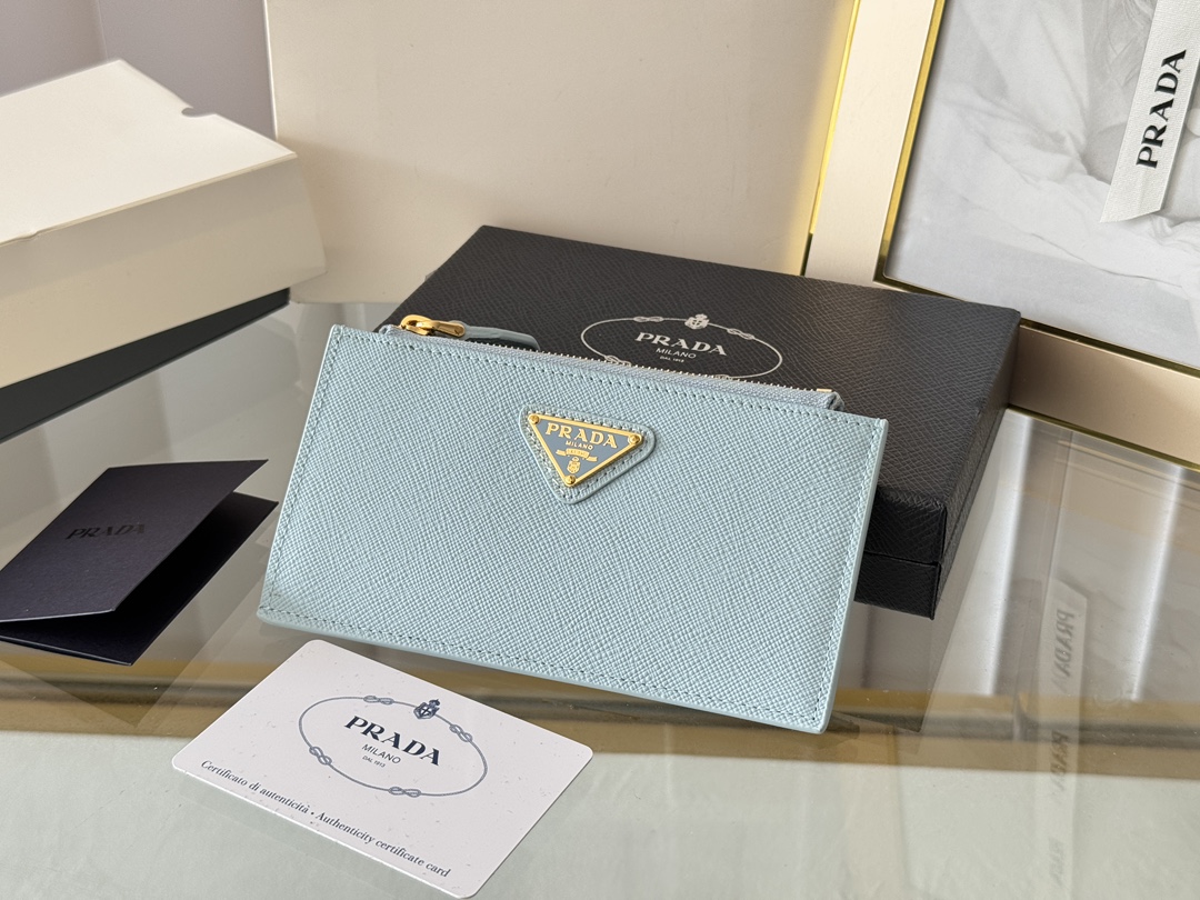 Prada 프라다 1MC079 사피아노 가죽 카드지갑 & 동전지갑 지갑