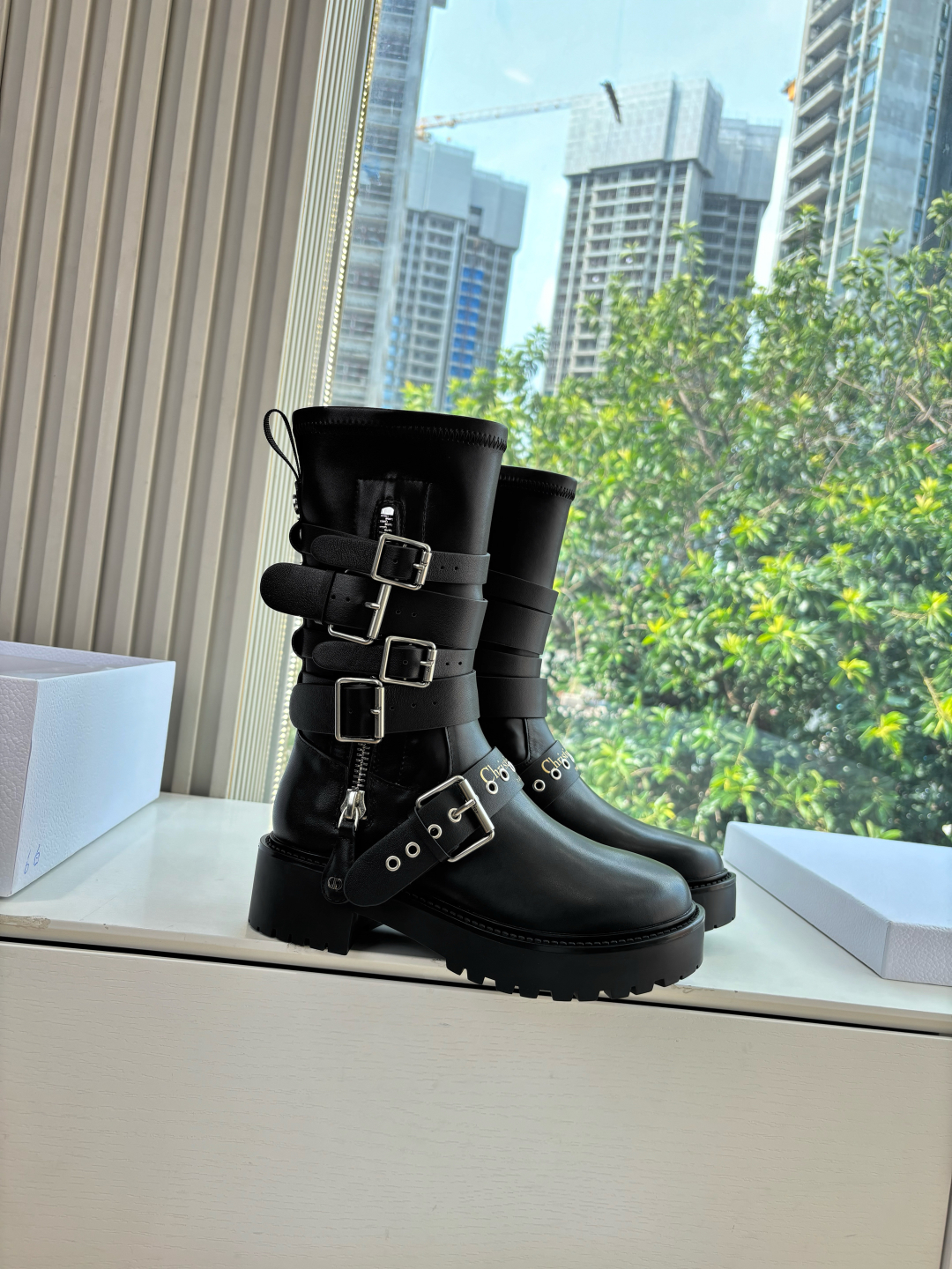 Dior CD 디올 마틴 부츠 / 라이더 부츠 부츠