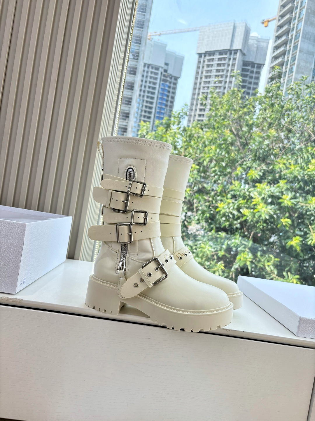 Dior CD 디올 마틴 부츠 / 라이더 부츠 부츠