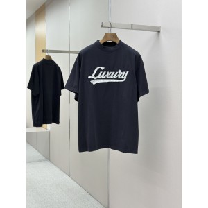 BALENCIAGA 발렌시아가 자수 반팔 티셔츠 의류