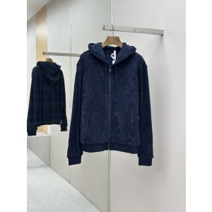 LV LOUIS VUITTON 루이비통 음각 모노그램 후드 집업 자켓 의류