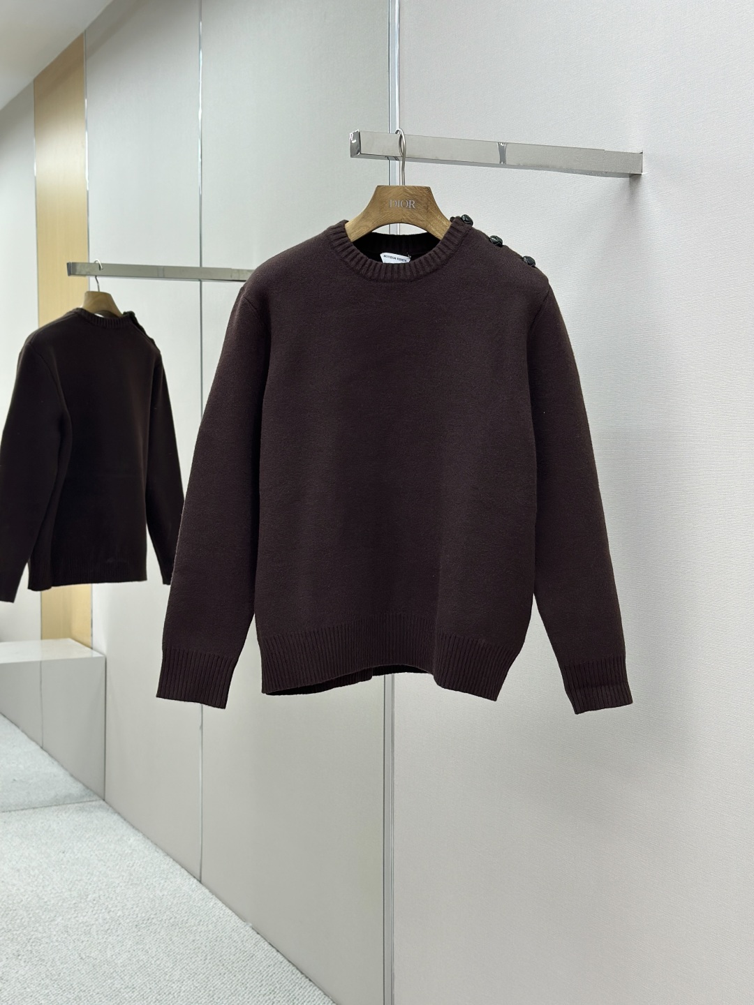 Bottega Veneta BV 보테가베네타 숄더 버튼 니트 긴팔 의류