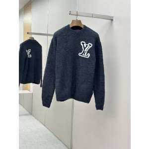 LV LOUIS VUITTON 루이비통 배색 로고 니트 의류