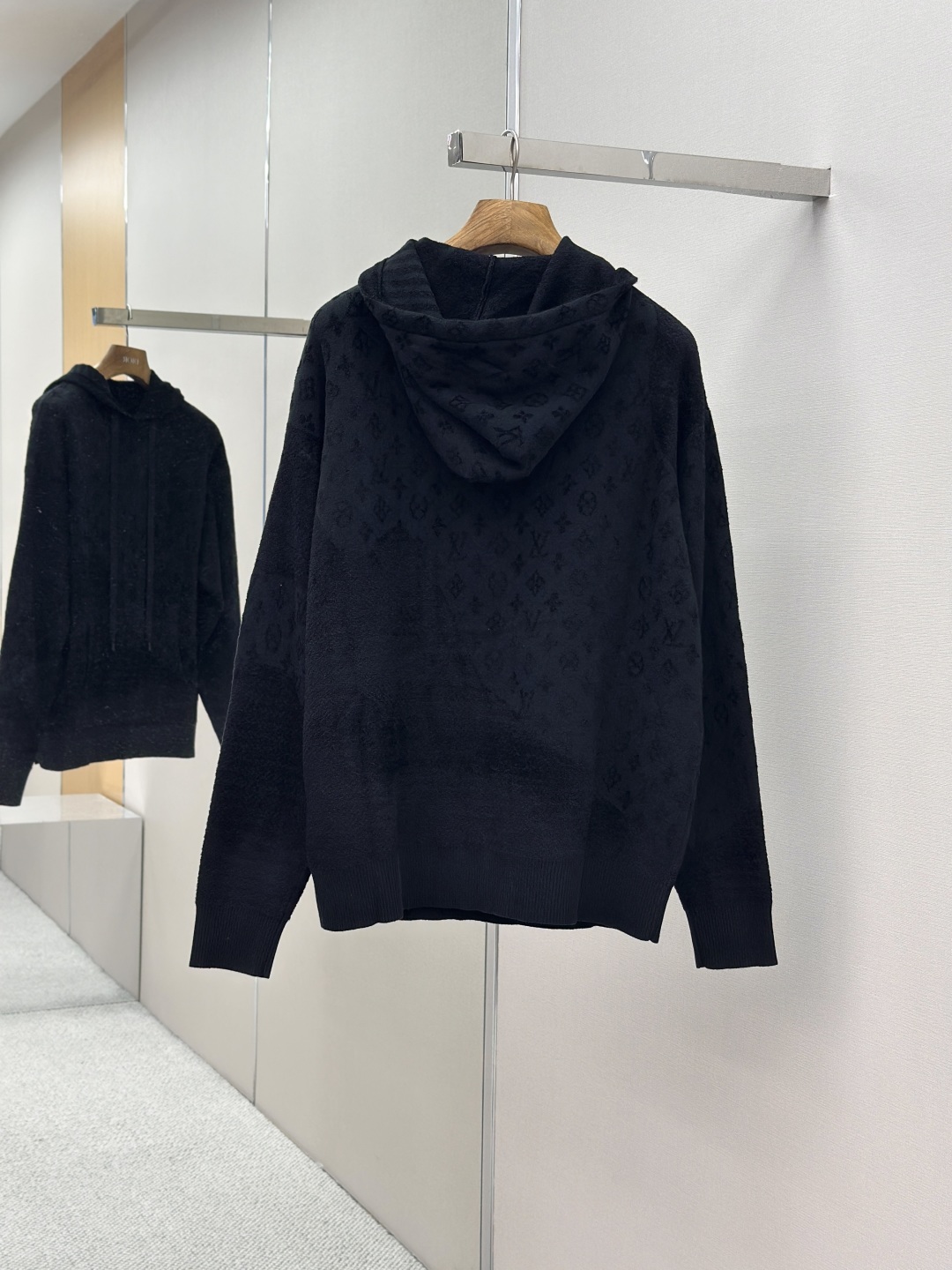 LV LOUIS VUITTON 루이비통 자카드 니트 후드티 의류