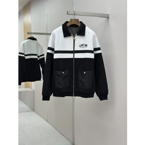 LOUIS VUITTON LV 루이비통 로고 자수 카라 배색 자켓 재킷 의류