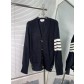 THOM BROWNE TB 톰브라운 굵은 니트 4줄무늬 가디건 자켓 의류