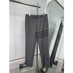 Thom Browne TB 톰브라운 클래식 4-바 스트라이프 울 슬랙스 정장 바지 팬츠 의류