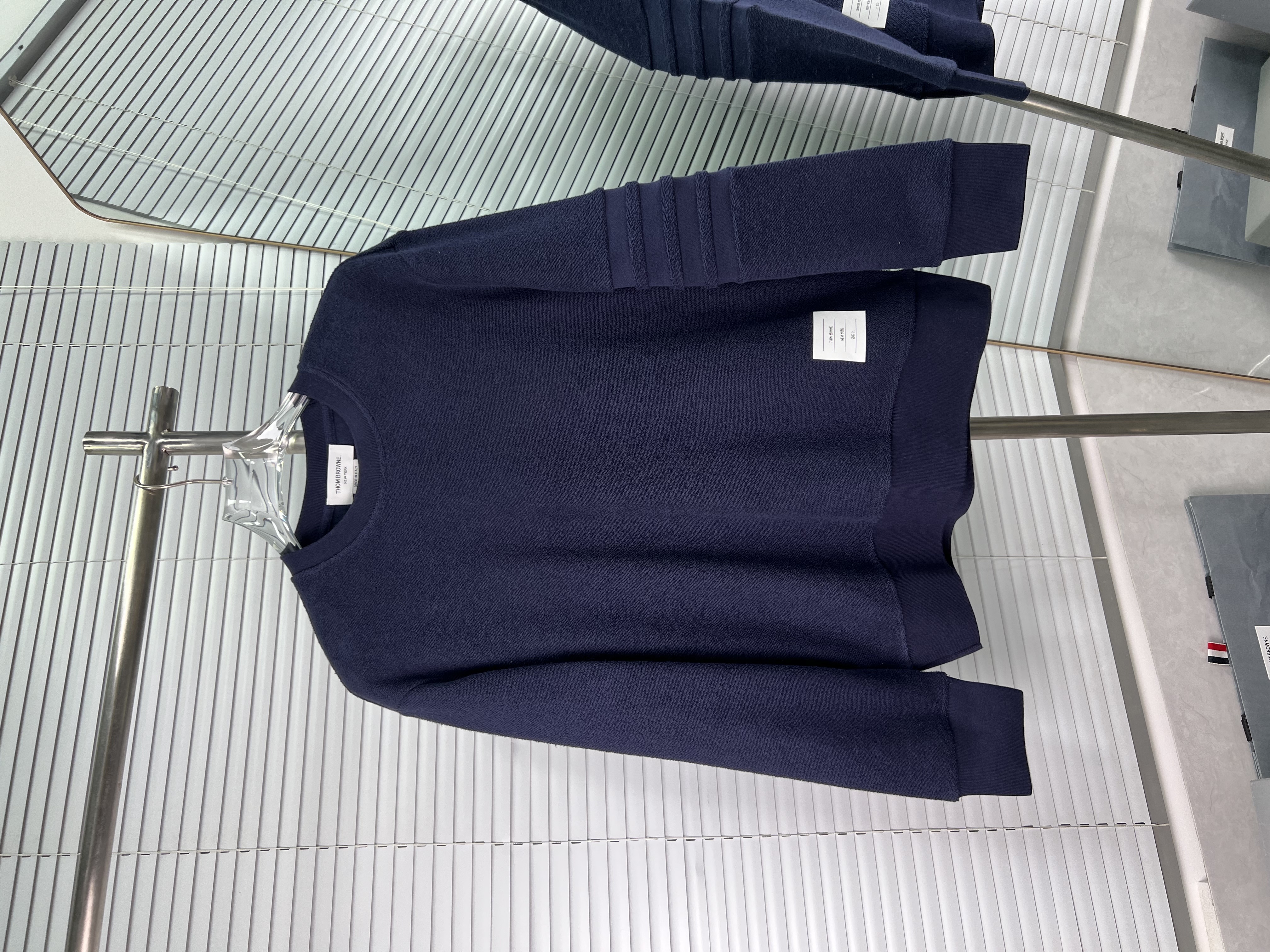 Thom Browne 톰브라운 루프백 코튼 맨투맨 티셔츠 의류