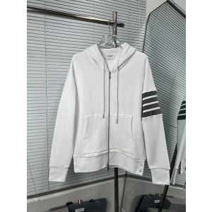 Thom Browne 톰브라운 와플 조직 4선 후드 집업 자켓 의류