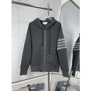 Thom Browne 톰브라운 와플 조직 4선 후드 집업 자켓 의류