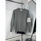 Thom Browne 톰브라운 전후 배색 크루넥 스웨터 니트 의류
