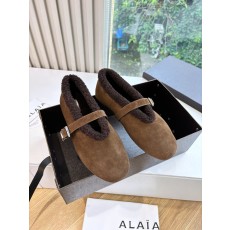 Alaia 알라이아 양털 방한화 로퍼 신발