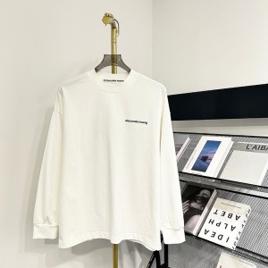 Alexander Wang AW 알렉산더왕 클래식 로고 긴팔 티셔츠 의류