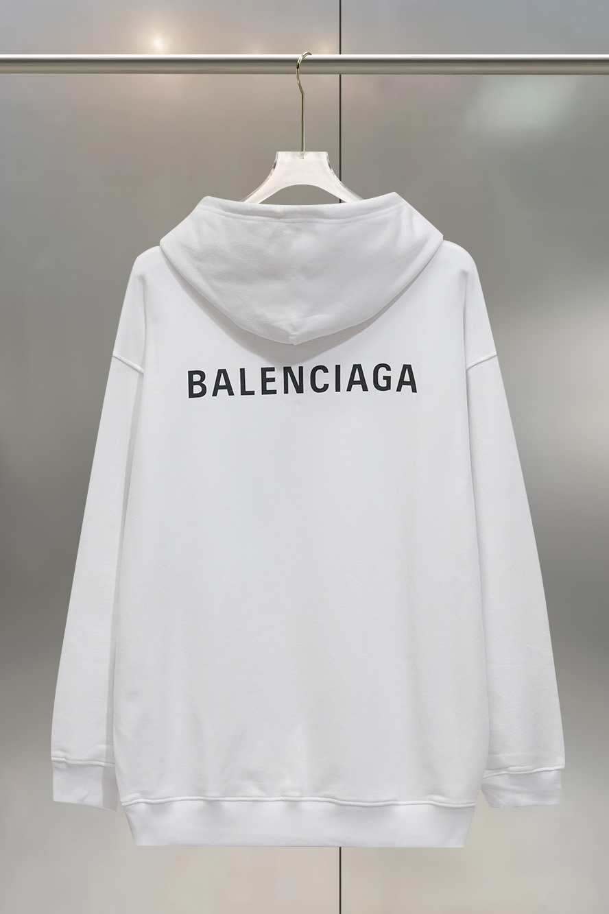 Balenciaga 발렌시아가 전후 로고 후드티 의류