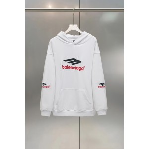 Balenciaga 발렌시아가 3B 로고 자수 워싱 후드티 의류