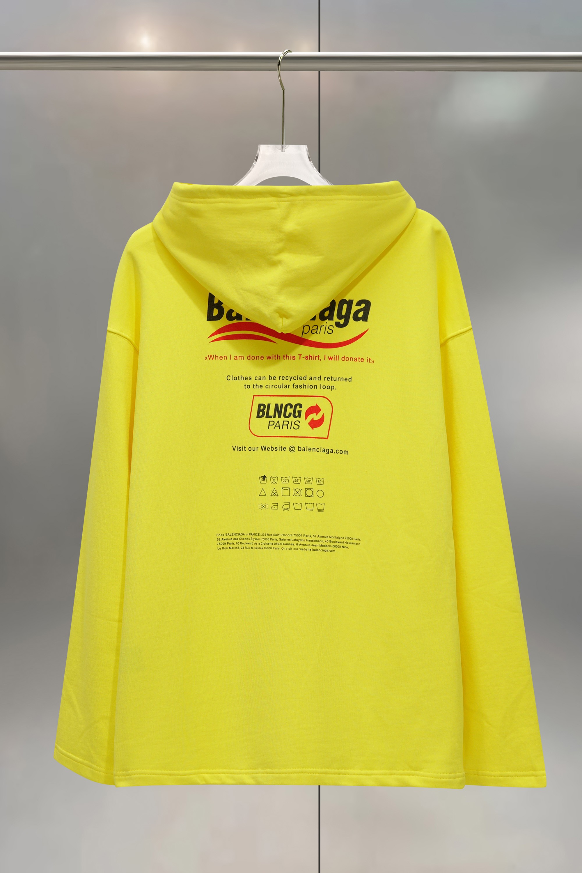 Balenciaga 발렌시아가 친환경  후드티 의류