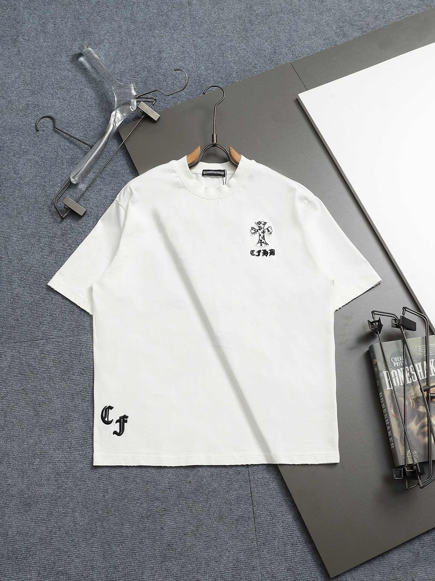 Chrome Hearts CH 크롬하츠 자수 반팔 티셔츠 의류