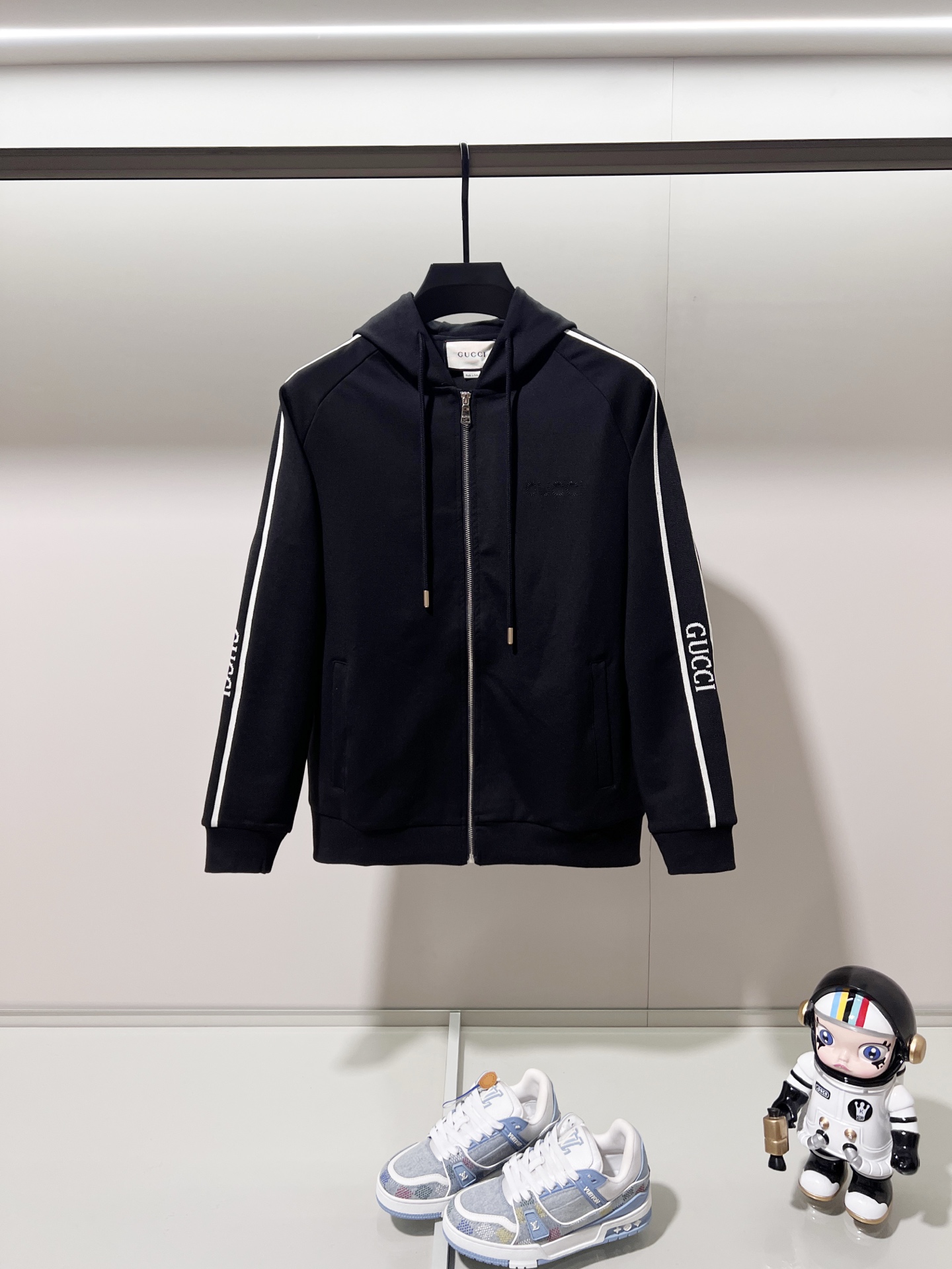 GUCCI 구찌 미니 로고 집업 후드 집업 자켓 재킷 의류