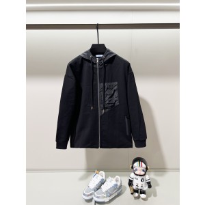 PRADA 프라다 맞춤 원단 후드 집업 자켓 재킷 의류