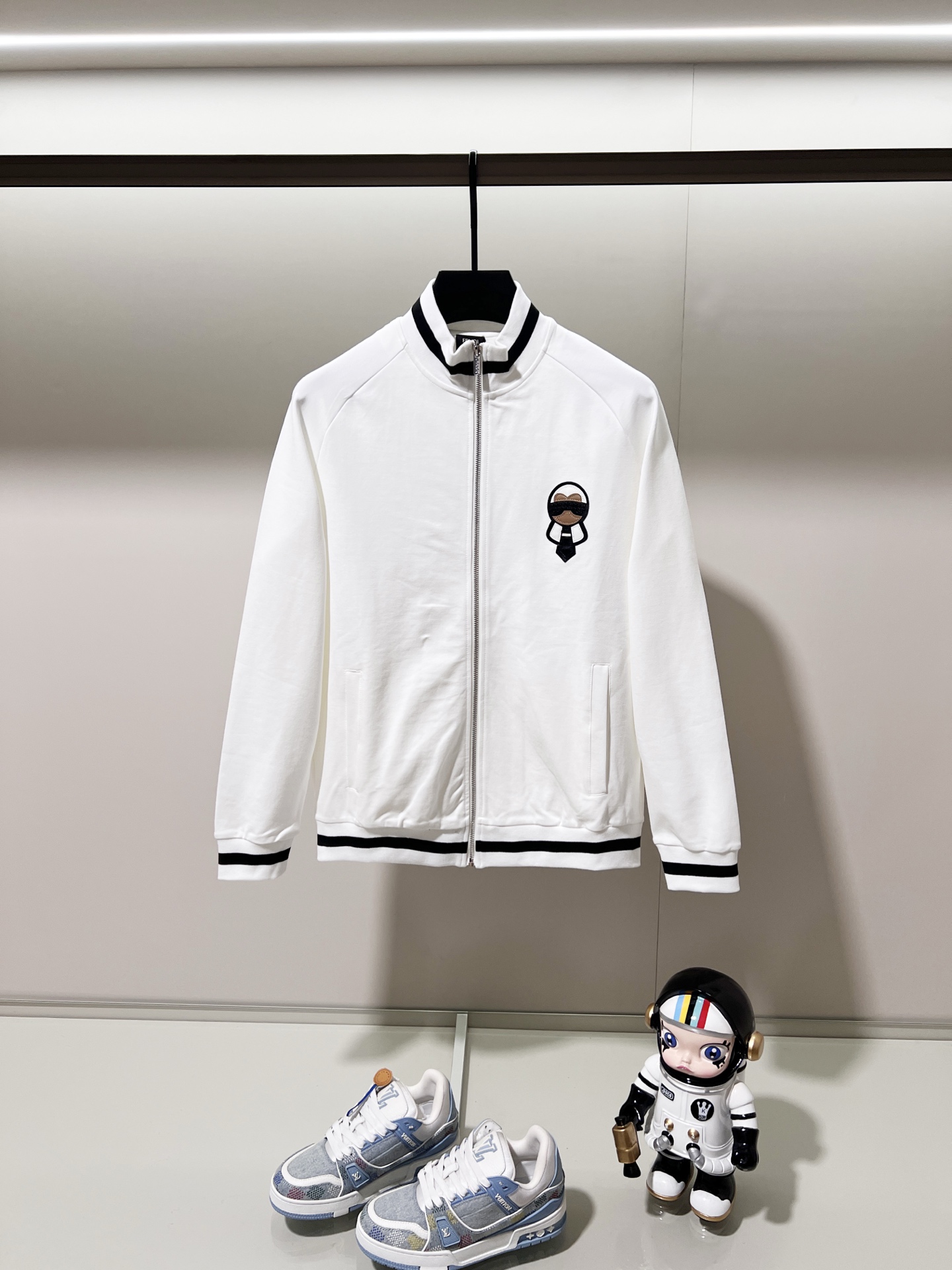 FENDI 펜디 맞춤 원단 스탠드 카라 자켓 재킷 의류