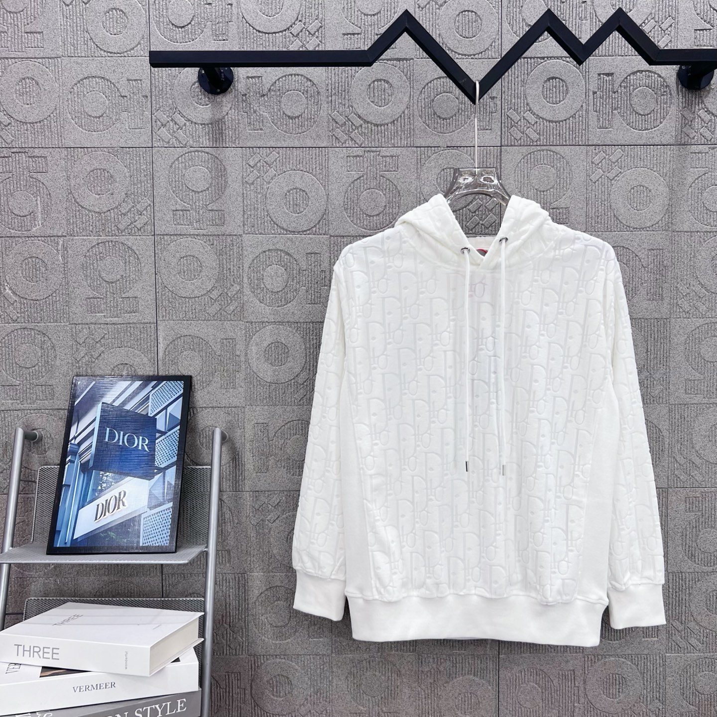Dior CD 디올 클래식 자가드 로고 후드티 의류