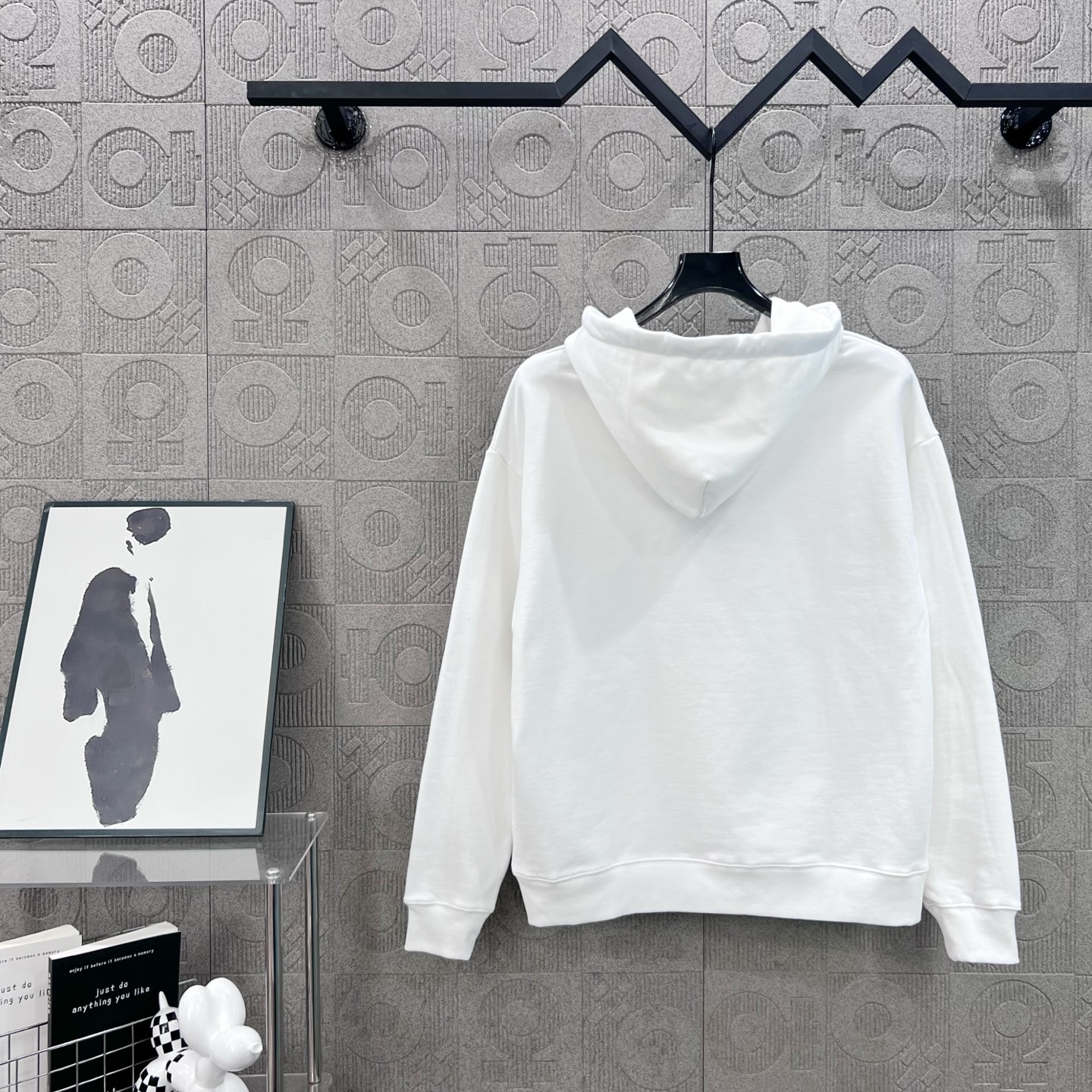 Louis Vuitton LV 루이비통 블랙&블루 스트링 로고 후드티 의류