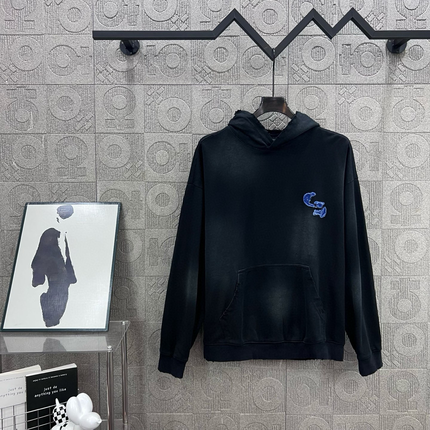 Chrome Hearts CH 크롬하츠 십자가 자수 빈티지 후드티 의류