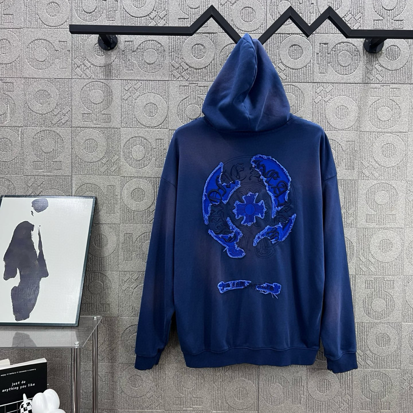 Chrome Hearts CH 크롬하츠 십자가 자수 빈티지 후드티 의류