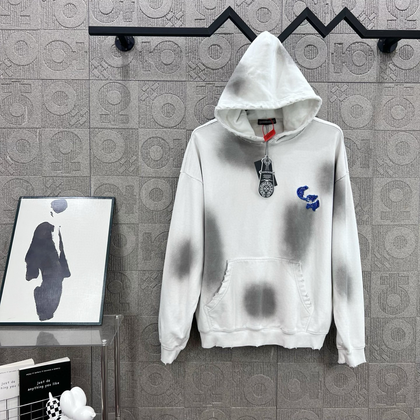 Chrome Hearts CH 크롬하츠 십자가 자수 빈티지 후드티 의류