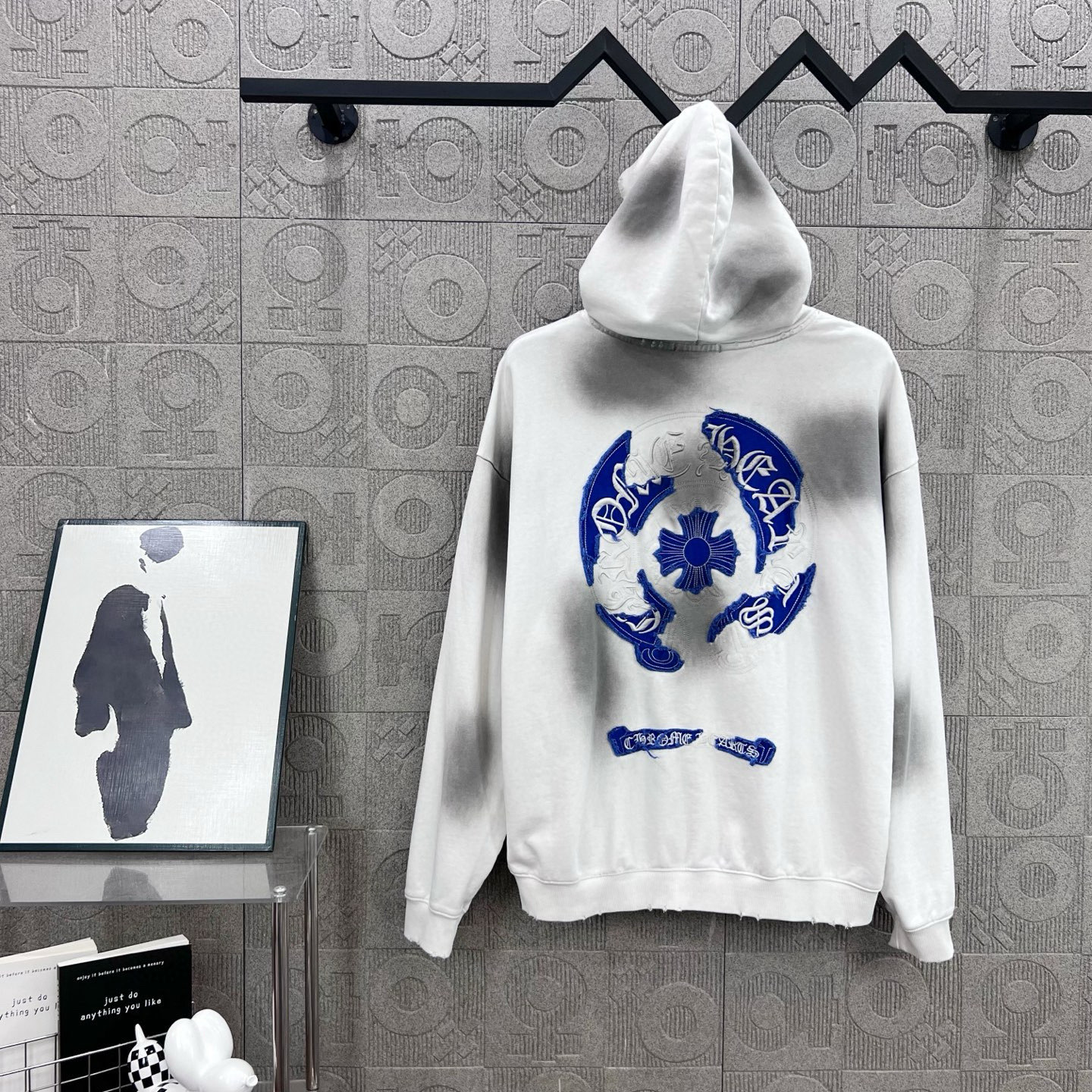 Chrome Hearts CH 크롬하츠 십자가 자수 빈티지 후드티 의류