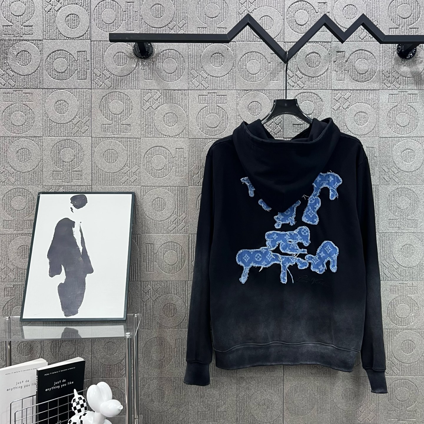 Louis Vuitton LV 루이비통 빈티지 패치 후드티 의류