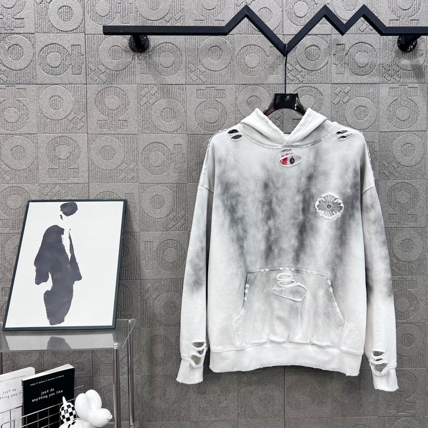 Chrome Hearts CH 크롬하츠 십자가 자수 후드티 의류