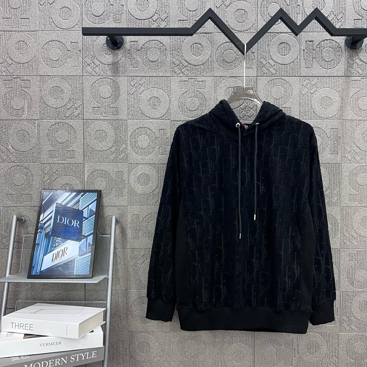 Dior CD 디올 클래식 자가드 로고 후드티 의류