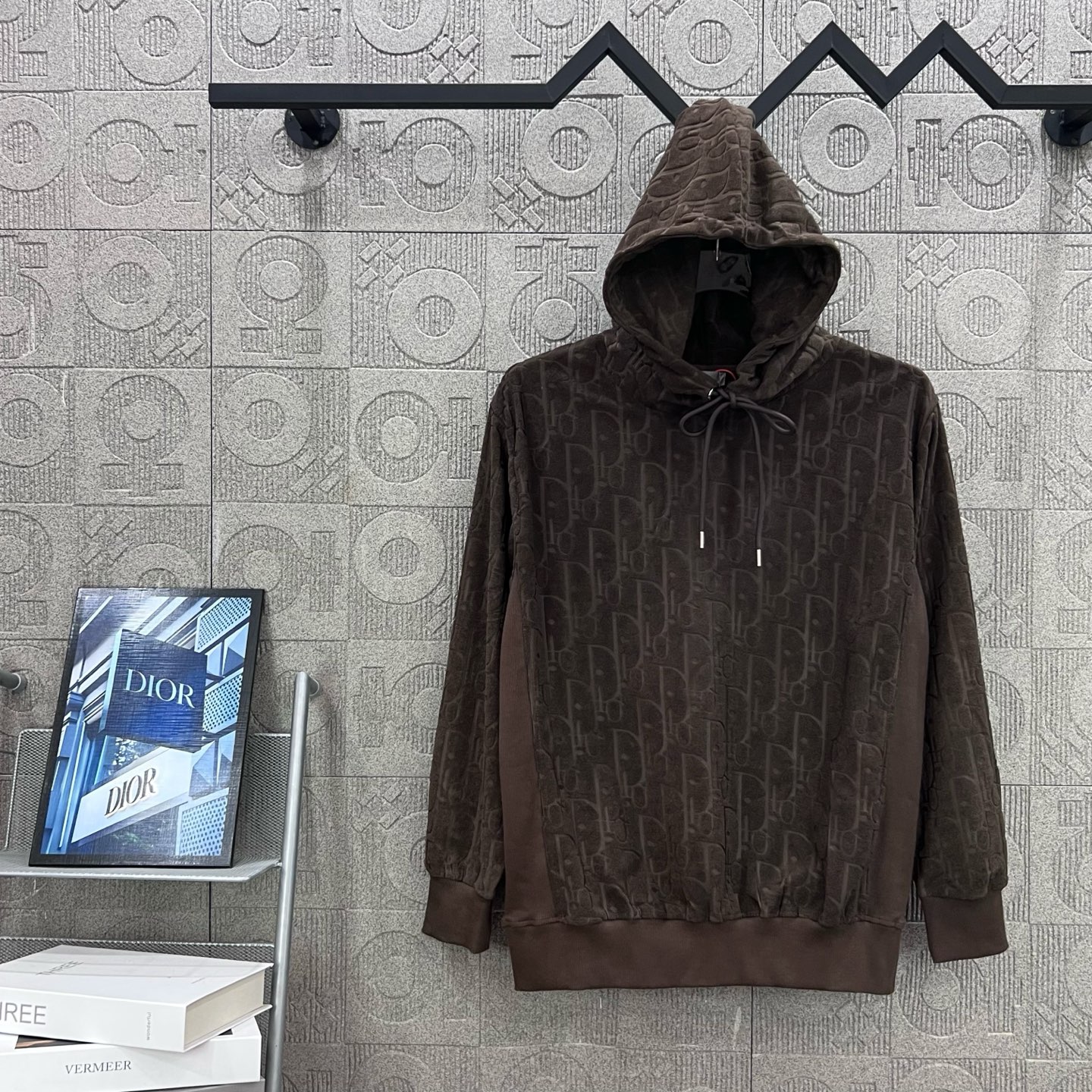 Dior CD 디올 클래식 자가드 로고 후드티 의류