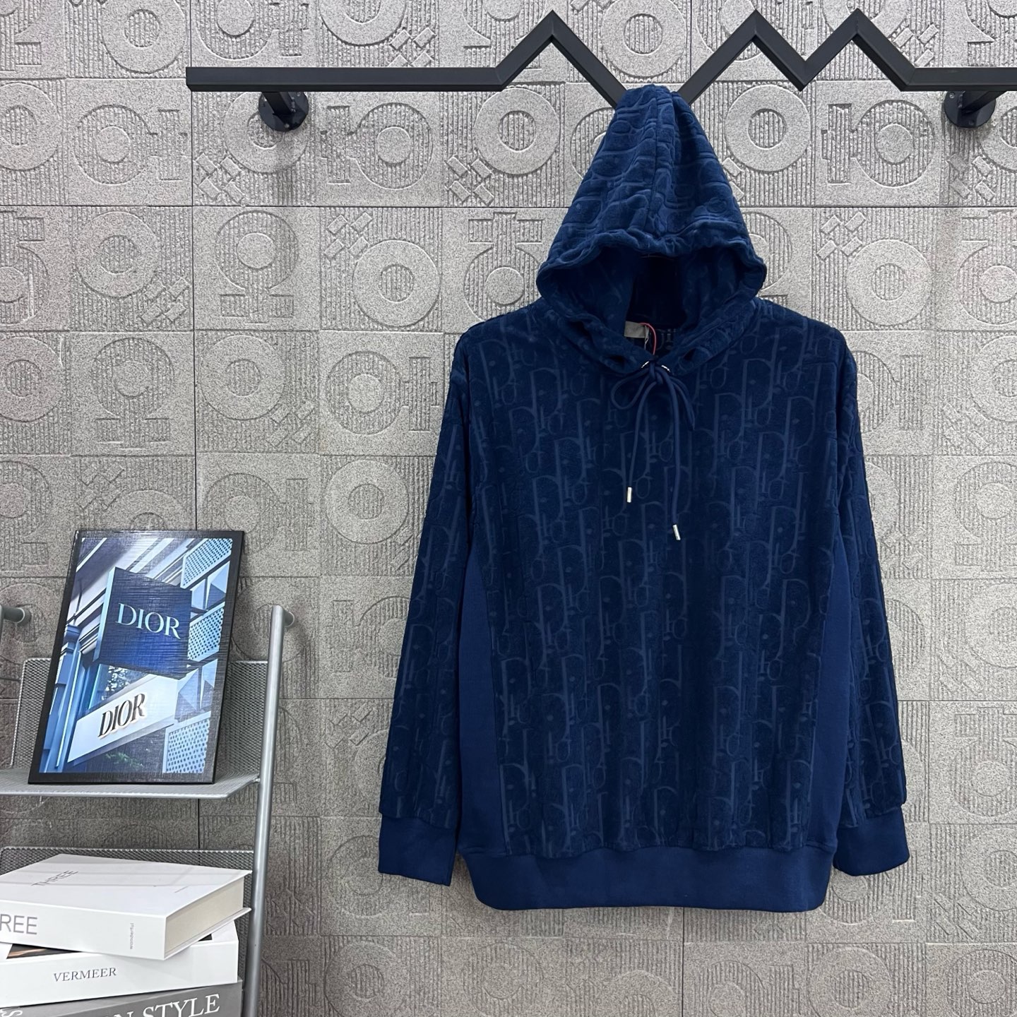 Dior CD 디올 클래식 자가드 로고 후드티 의류