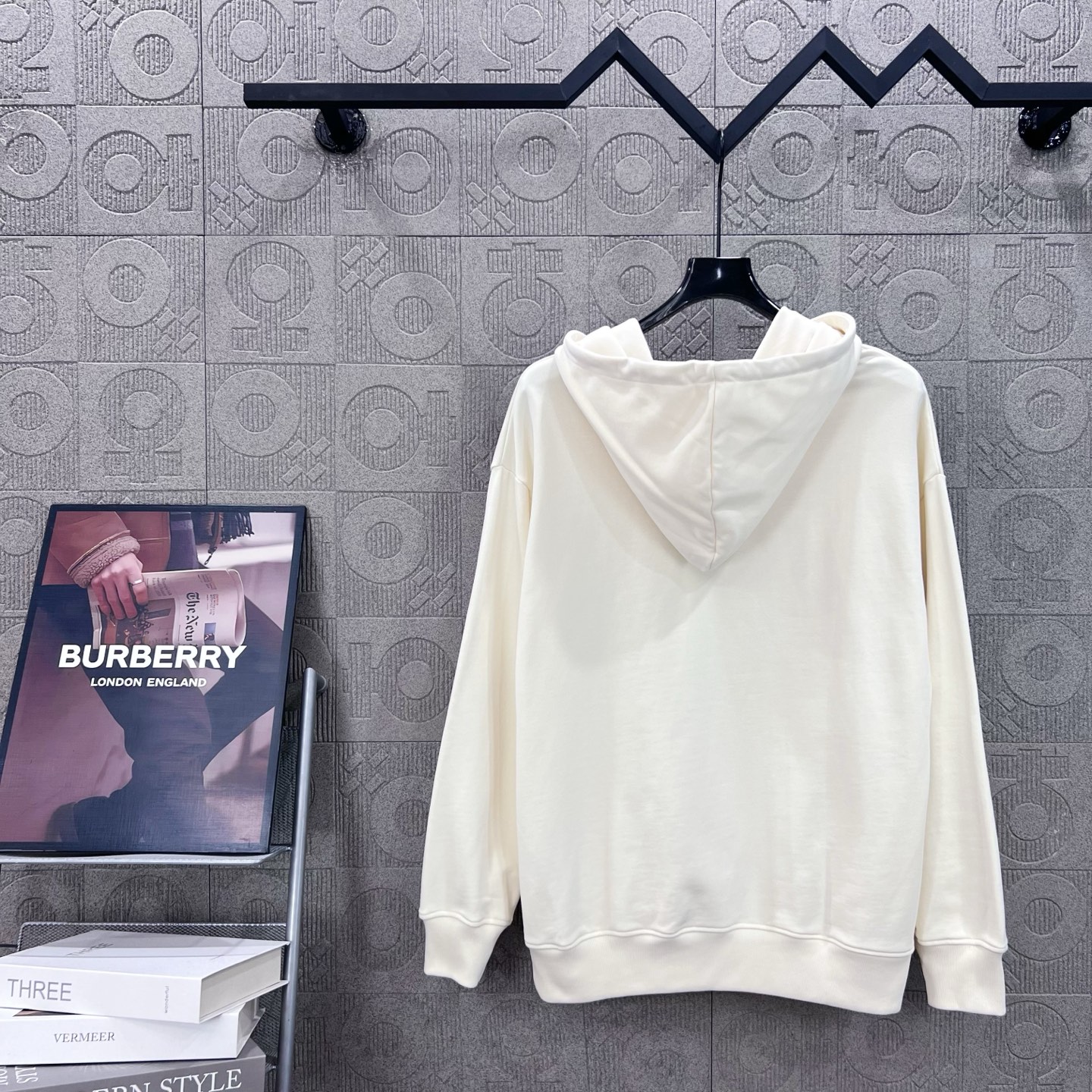 Burberry 버버리 미니 패치 레이블 후드티 맨투맨 티셔츠 의류