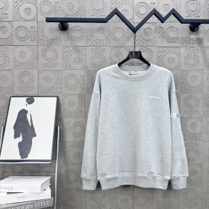 Moncler 몽클레어 몽클레르 로고 자수 & 백프린트 맨투맨 티셔츠 의류