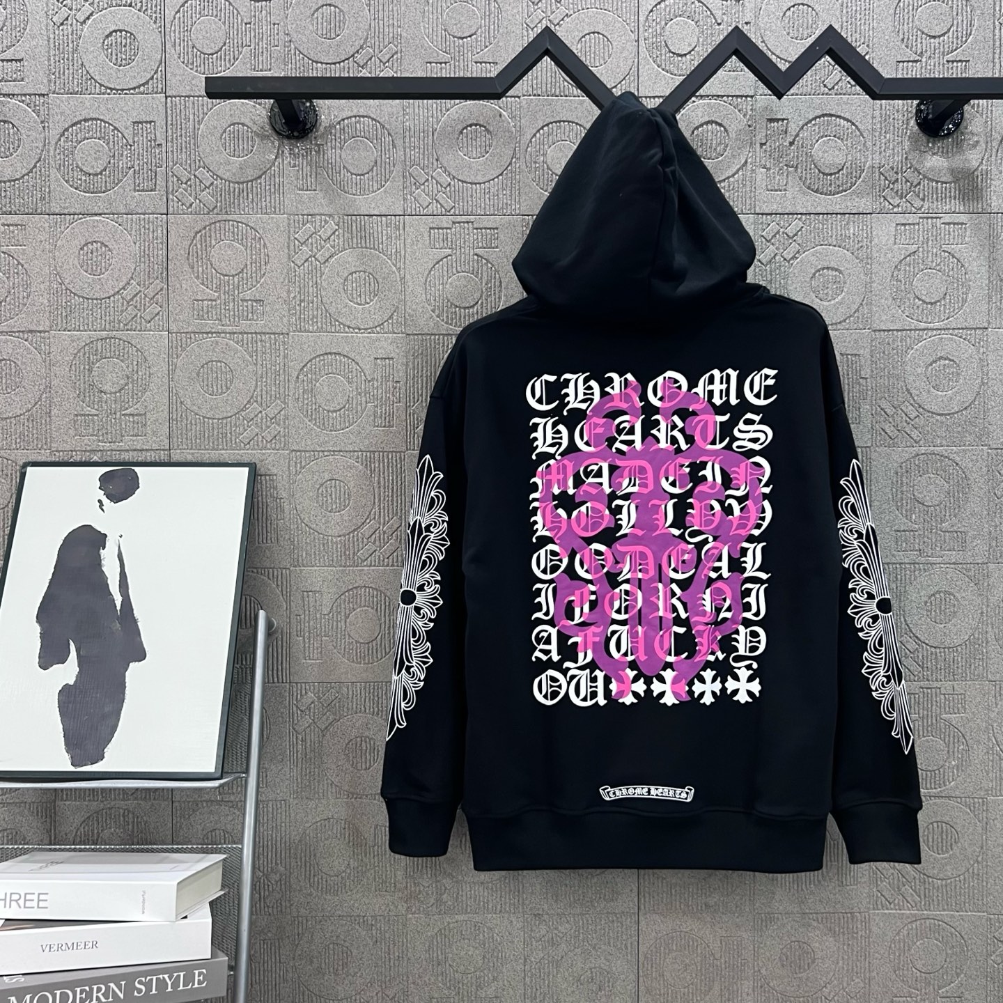 Chrome Hearts CH 크롬하츠 십자가·범문 로고 후드티 의류