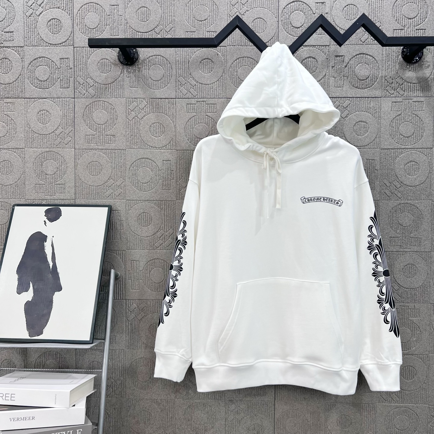 Chrome Hearts CH 크롬하츠 십자가·범문 로고 후드티 의류